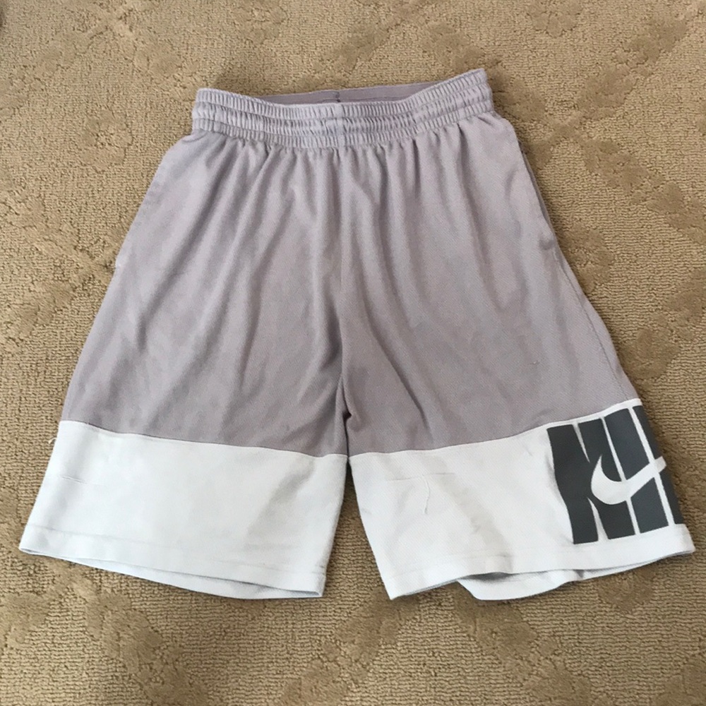 Grey/White Nike Shorts